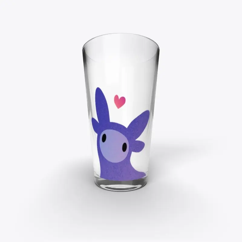 Purple Creature Pint Glass